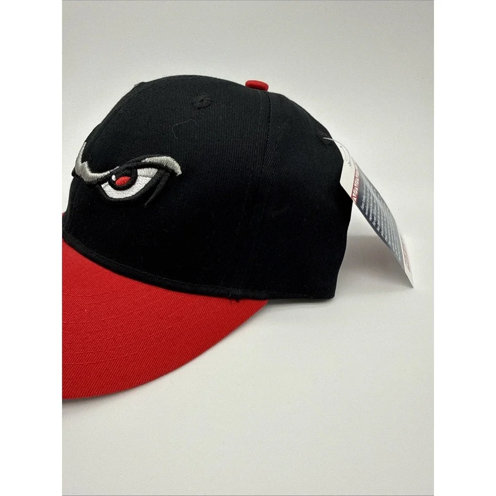 Lake Elsinore Storm Hat Strapback Cap OSFM Black Red Eyes Logo MiLB Minor League